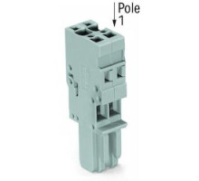 WAGO CORPORATION  769-102   1-conductor Female Plug; 4 mm2; 2-pole