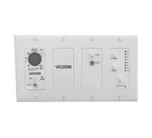 VALCOM  V-9985-W                 In-Wall Audio Mixer w/Remote, White
