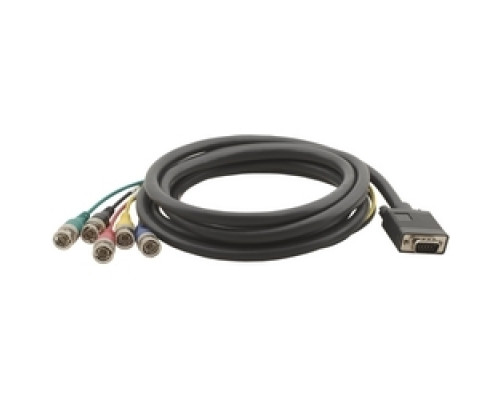 KRAMER 92-5105010 C-GM/5BM-10         15-Pin HD M to 5 BNC M Breakout Cable - 10’