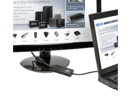 TRIPP LITE P134-06NVGAV2BP         DisplayPort to VGA Active Adapter Video Converter, DP ver 1.2 M/F , 6 in., 50 pack