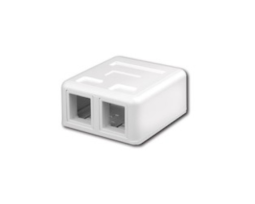 VANCO  820343                 Surface Mount Housings for Datacom Jacks, Color: White & Type: Dual Housing