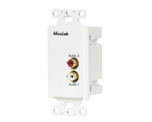 MUXLAB INC  500028-WP                 Stereo Hi-fi Wall Plate Balun