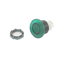 ABB  MPM1-11G   Modular mushroom pushbutton with 40mm green illuminated actuator and 22mm mounting
