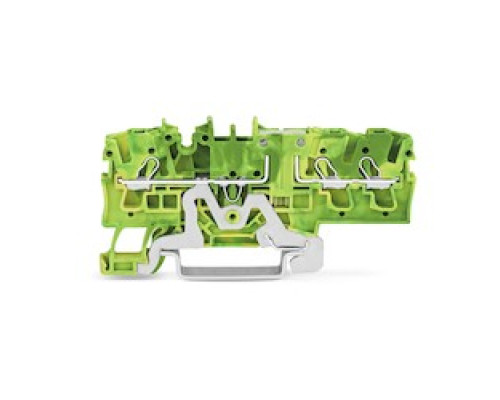 WAGO CORPORATION  2002-1707   GND TB; SAME PROFILE AS OTHER 2002-17XX TB;5.2MM WIDE;  GREEN-YELLOW