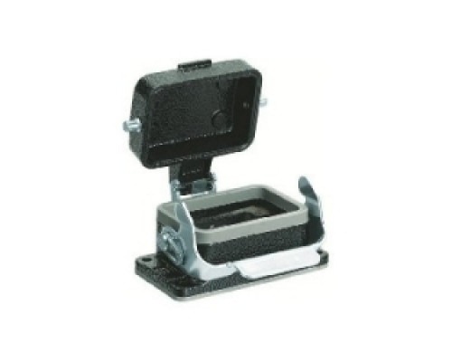 HARTING  09370060318  9370060318   Han M Housings: Han B Base Panel 1 Lever Metal Cover