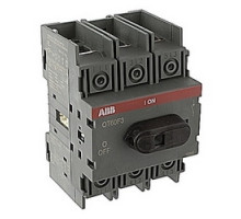 ABB  OT60F3/B25   3 pole, 60 amps rated at 600 V AC, UL 98, open non-fusible disconnect switch, bulked pack of 25 switches