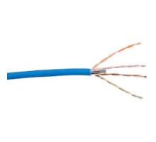 LIBERTY AV 24-4P-P-L6-EN-BLU-BX  Liberty Brand Category 6 Cable Features: 23 AWG Solid Bare Copper Conductors FEP, Fluorinated Ethylene Propylene teflon tm  Color Striping On White Conductors Varying Lay Twisted Pairs Cabled On A Common Axis Ripco