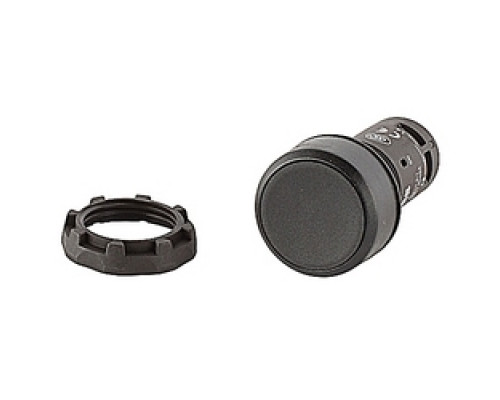 ABB  CP1-10B-20   Non Illum, Flush Push Button Momentary, Flush 2NO Contact Black