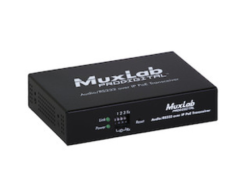 MUXLAB INC  500755                 Audio/rs232 Over IP PoE Transceiver