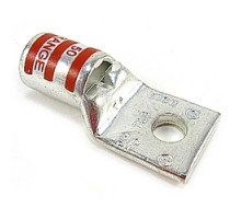 THOMAS & BETTS  54163-TB                 Copper One-hole Lug, Standard Barrel, Peep Hole, Max. 35kV, Wire Size 3/0 AWG, 5/16