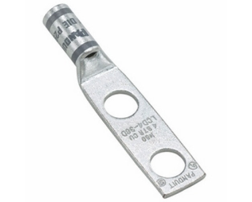 PANDUIT  LCD1-14A-E                 CuLugSBW 2Hole #1AWG 1/4Stud . comes as an each