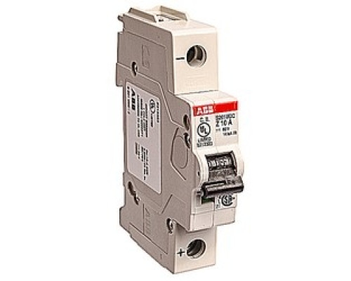 ABB  S201UDC-Z10   Mini circuit breaker S200UDC UL489, 1 pole DC Z trip, 10 amp