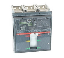 ABB  T7HQ1000CWS0   3 pole, 1000 amps rated at 600V AC, Tmax molded case breaker, 100% rated with an electronic trip unit, LSI operation, and 65kA at 480V AC interrupt current rating