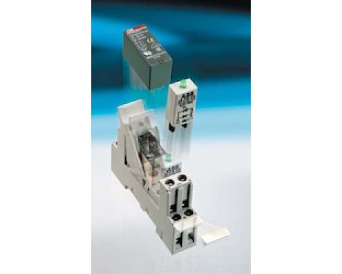 ABB  1SVR405600R4000   Relay, 1 C/O Contact, 250V, 8A, Control Voltage: 12 V DC