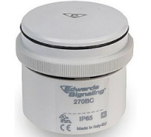 EDWARDS SIGNALING 270BC 78264032520  StackLight TM 200 Class, 70mm Clearview TM , Wiring Base and Cover, gray