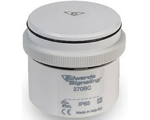 EDWARDS SIGNALING 270BC 78264032520  StackLight TM 200 Class, 70mm Clearview TM , Wiring Base and Cover, gray