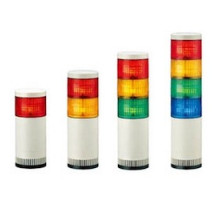 PATLITE USA CORPORATION LGE-302FB-GRY  Continuous or flashing light, alarm, direct mount, beige body. Green, red, amber LED module.