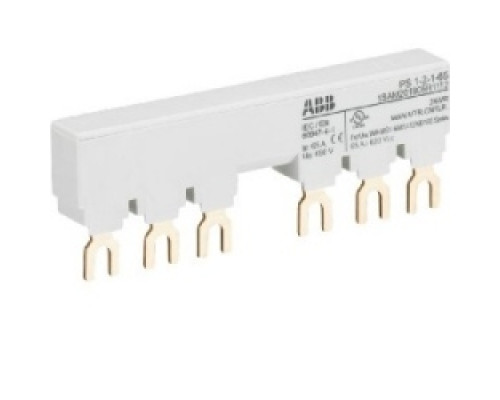 ABB  PS1-2-1-65   PS1-2-1-65 3-phase busbar for 2 MS116 / MS132 with 1 HK/SK, Ie=65A
