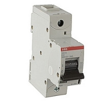 ABB  S801S-B32   1 pole, S800, 32 amp screw terminated miniature circuit breaker with a B tripping characteristic