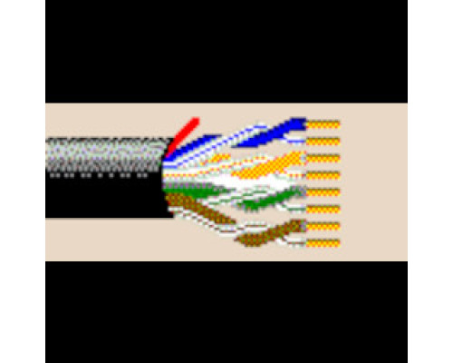 BELDEN  1700A 0063000                 Multi-Conductor - Enhanced Category 5E Bonded-Pair Cable 4-Pair U/UTP CMR Reel Light Blue