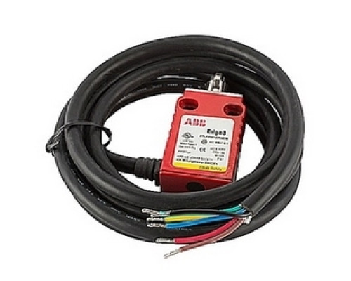 ABB  2TLA050122R4038   Safety limit switch with roller plunger actuator, 3m side cable and 2NC and 1NO contacts