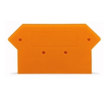 WAGO CORPORATION  282-316   TERMINAL BLOCK END COVER  SPRING CLAMP 8MM GRAY