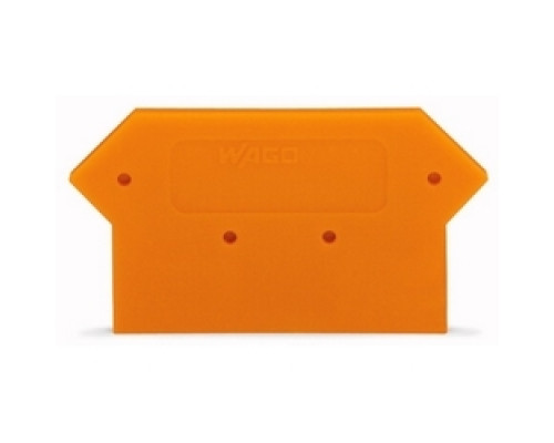 WAGO CORPORATION  282-316   TERMINAL BLOCK END COVER  SPRING CLAMP 8MM GRAY
