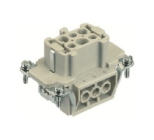 HARTING  09330062701  9330062701   Han E Female Insert: Han E 06 Position F Insert Screw