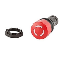 ABB  CE3T-10R-02   30mm red twist release emergency stop pushbutton with 2 NC contacts