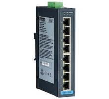 ADVANTECH  EKI-2528-BE   Unmanaged Industrial Ethernet Switch, 8-Port, 10/100 Mbps, DIN-Rail/Wall Mount, 12 to 48 Volt DC, 1.18
