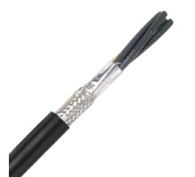 LAPP GROUP 771404         Continuous Flex VFD Cable. Stationary, 14 AWG 2.5 mm2 4 conductor, Black Polymer Jacket, Shielded, 0.500