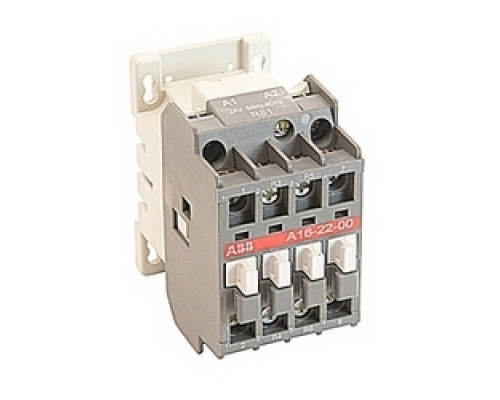 ABB  A16-22-00-81   4 pole, 30 amp, across the line block contactor with 24V AC coil and no auxiliary contacts