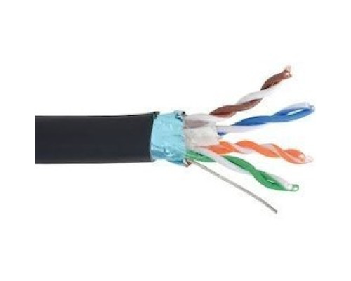 LIBERTY AV  24-4P-P-L6SH-BLK   Liberty Category 6 F/UTP Plenum Rated Network Cable Features: 23AWG Solid Bare Copper Conductors Core Of 4 Twisted Pairs With An Overall Foil Shield Plenum Rated Lead-free PVC Alloy Jacketing 3rd Party Certified To ANSI/