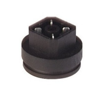 HIRSCHMANN  932823100   G 4 A 1 M MT black; Press-fit surface mounted connector with solder contacts