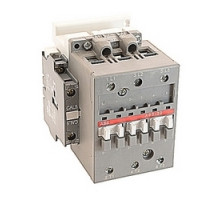ABB  A63-30-11-34   3 pole, 115 amp, non-reversing across the line contactor with 208V AC coil and 1 NO and 1 NC auxiliary contacts