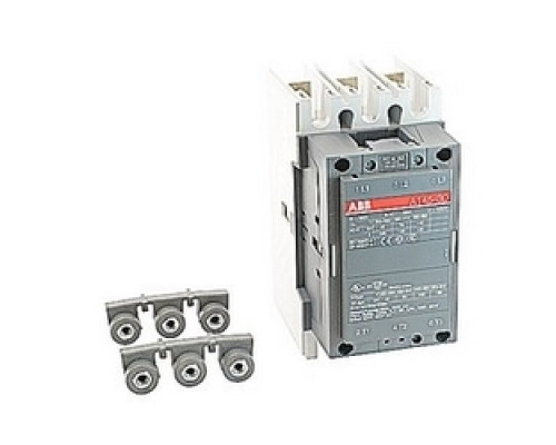 ABB  A145-30-00-84   3 pole, 230 amp, non-reversing across the line contactor with 110-120V AC coil and no auxiliary contacts