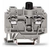 WAGO CORPORATION  282-122   2-conductor Fuse Terminal Block; For Miniature Metric Fuses; Without Indicator; 5 X 20 Mm