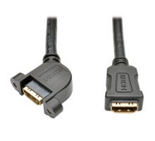 TRIPP LITE P569-001-FF-APM         High-Speed HDMI Cable with Ethernet, Digital Video with Audio F/F , Panel Mount, 1 ft.