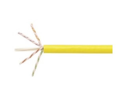 COMMSCOPE SYSTIMAX SOLUTIONS  760116368  2091B YEL C6A 4/23 U/UTP R3000                 Copper Cable, Category 6A, 23 AWG, 4 Pair, Unshielded, UTP, Solid Bare Copper Conductor, FEP/PVC, CMP, Plenum Cable, Yellow Jacket, 3000Ft, Reels