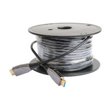 TRIPP LITE P568-60M-FBR         High-Speed HDMI 2.0 Fiber Active Optical Cable AOC - 4K HDR @ 60 Hz, 4:4:4, M/M , Black, 60 m