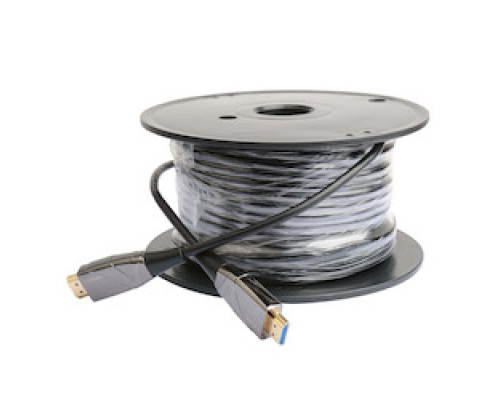 TRIPP LITE P568-60M-FBR         High-Speed HDMI 2.0 Fiber Active Optical Cable AOC - 4K HDR @ 60 Hz, 4:4:4, M/M , Black, 60 m