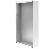 QUAM-NICHOLS COMPANY  ES8-CK                 Recessed Mount Enclosure for the CK1/S and CK1/D Clock Baffle Assembly, White Powder Coat Finish