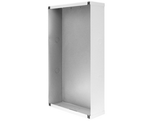 QUAM-NICHOLS COMPANY  ES8-CK                 Recessed Mount Enclosure for the CK1/S and CK1/D Clock Baffle Assembly, White Powder Coat Finish