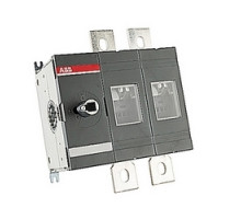 ABB  OT600U02   2 pole, 600 amps rated at 600 V AC, UL 98, open non-fusible disconnect switch