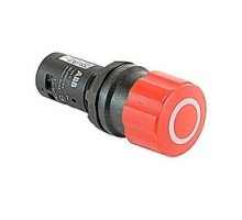 ABB  CE3P-10R-11   Compact non-illuminated pull release pushbutton with 30mm red actuator, 22mm mounting, and 1 NO and 1 NC contact blocks