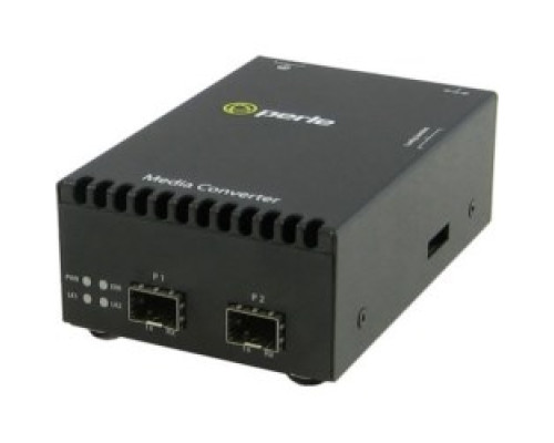 PERLE SYSTEMS 05060624  S-10GR-STS - 10 Gigabit Media and Rate Converter, dual SFP+ slots empty . Includes AC Power Adapter - USA Power Cord