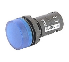 ABB  CL-100L   Compact illuminated pilot light with blue lens and 22mm mounting