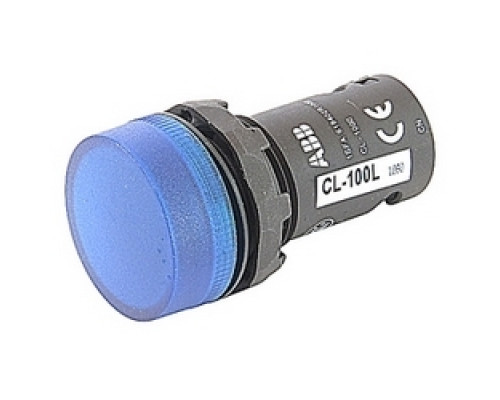 ABB  CL-100L   Compact illuminated pilot light with blue lens and 22mm mounting