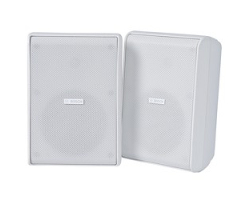 BOSCH COMMUNICATIONS LB20-PC60EW-5L         Two-way 5-inch cabinet loudspeaker, with easy wall-mount system, internal 60W 70/100-volt line transformer with 8 Ohm bypass, weatherproof IP65, EN 54-24 certified packaged in pairs ,