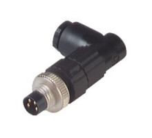 HIRSCHMANN  933409100   ELWIST 4008 V; Angled Cable Plug, unassembled, strain relief by means of clamping cage, 4 contacts, Type: M 9.5 x 1